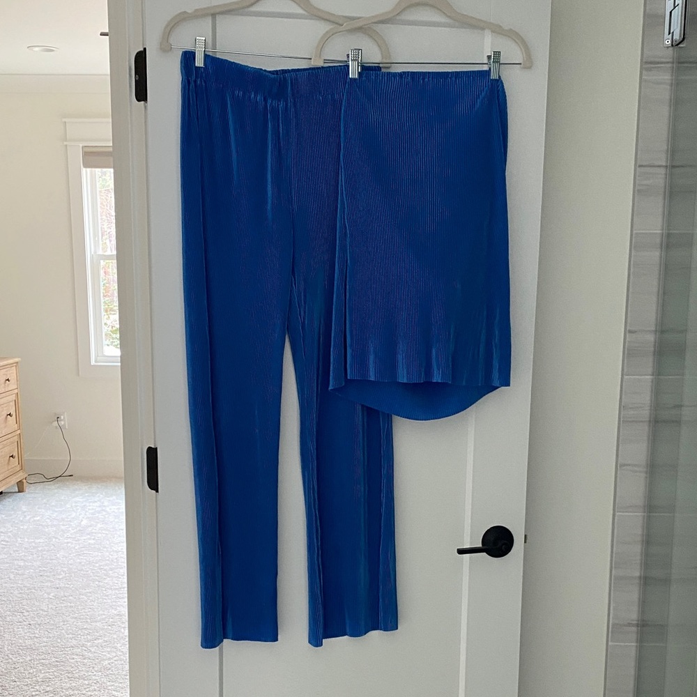 Elegant Blue Women's Pants & Jumpsuit